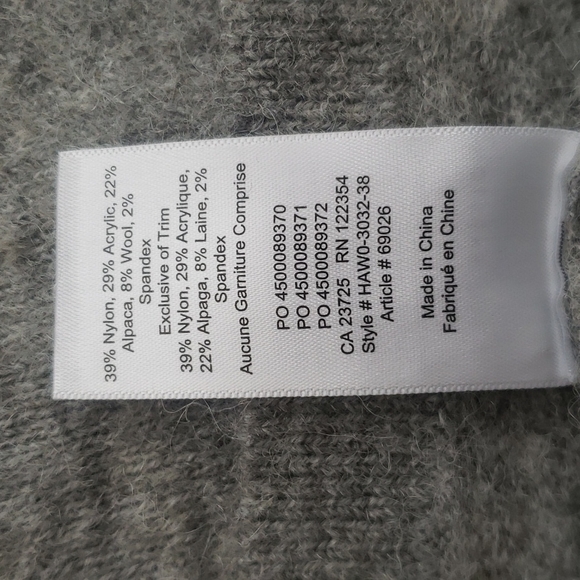 VEUC Babaton Malcorra Grey Sweater - Picture 6 of 6